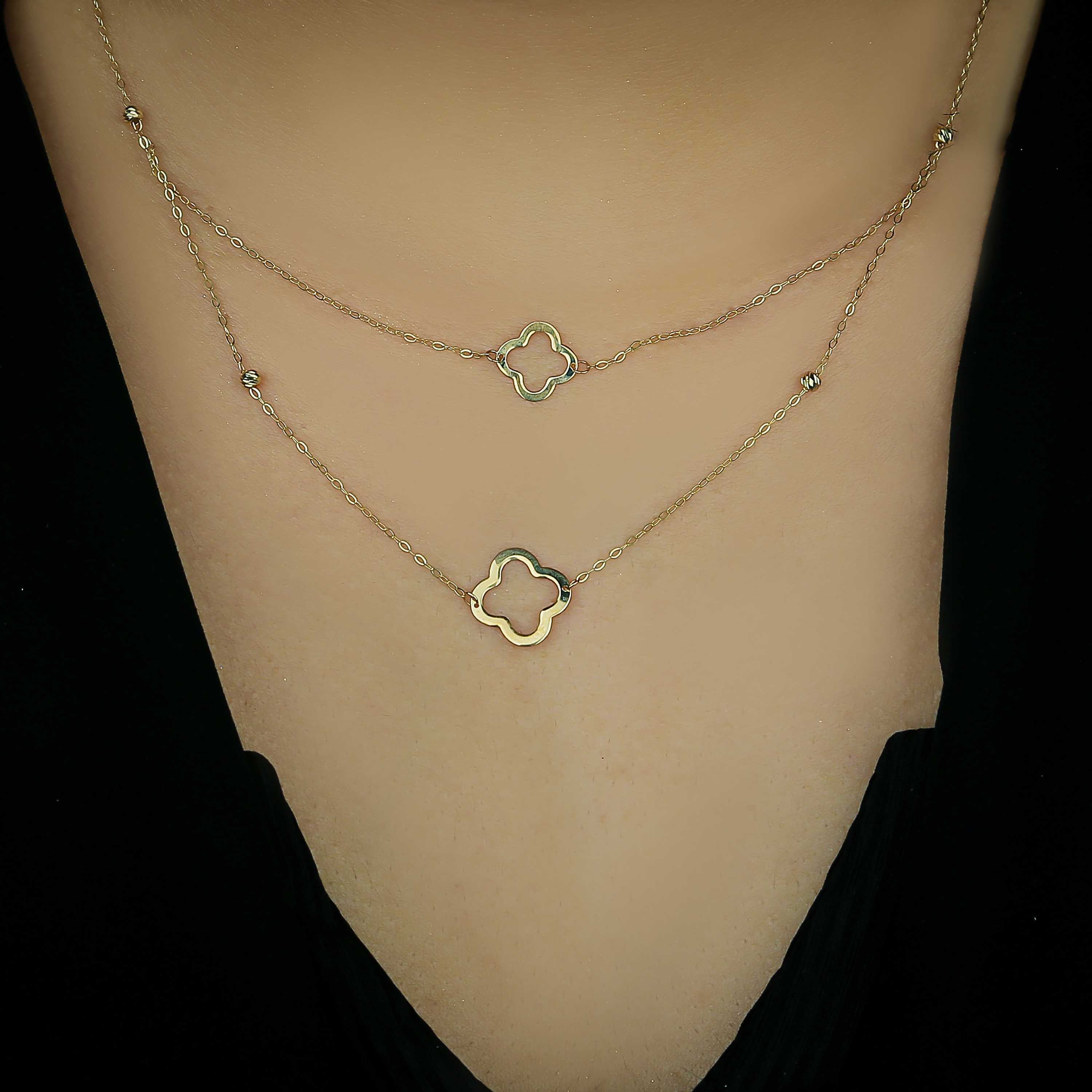 18 karat gold choker, made in Turkey - (H-0932)